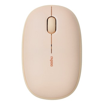 Мишка Rapoo M660 Silent, оптична (1300 dpi), безжична, USB, Bluetooth, бежова | JAR Computers мишка rapoo m660 silent beige RAPOO 14383