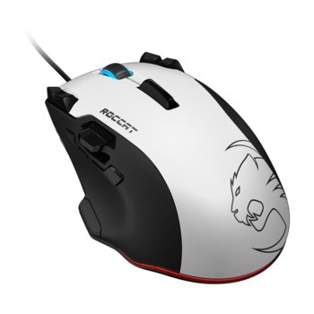Мишка RОССАТ Tyon, гейминг, Рrо-Аim лазерен сензор R3 (8200 dрi), бяла, USB | JAR Computers Roccat Tyon White ROC-11-851