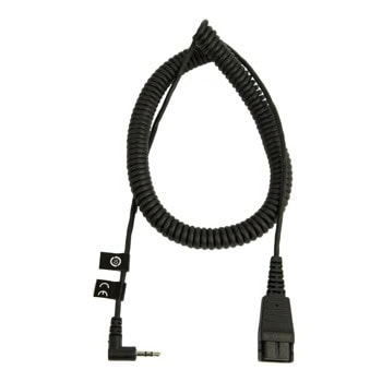 Свързващ кабел Jabra 8800-01-46, QD към 2.5 mm жак, 2m, черен | JAR Computers Jabra 8800-01-46