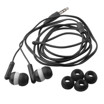 Слушалки AP791192-10, AUX, тип "тапи", черни | JAR Computers Слушалки AP791192-10