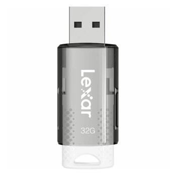 Памет 32GB USB Flash Drive, Lexar JumpDrive S60, USB 2.0, бяла | JAR Computers USB 2.0 32GB Lexar JumpDrive S60 LJDS060032G-BNBNG