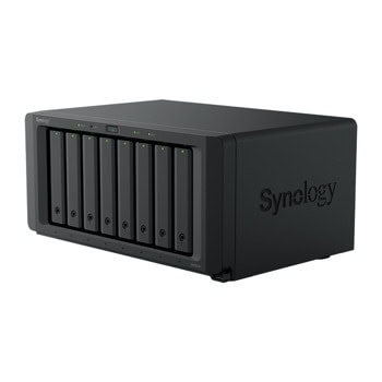 Мрежови диск (NAS) Synology DS1825+, четириядрен AMD Ryzen V1500B 2.2GHz, без твърд диск, 2x 2.5GbE RJ-45, 3x USB 3.2 Gen 1 | JAR Computers Мрежови диск (NAS) Synology DS1825+