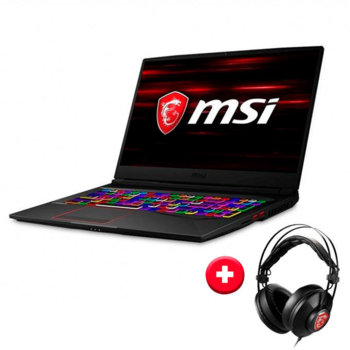 Лаптоп MSI GE75 Raider 9SF (9S7-17E212-877) с подарък слушалки MSI H991, шестядрен Coffee Lake Intel Core i7-9750H 2.6/4.5 GHz, 17.3" (43.94 cm) Full HD IPS Anti-Glare Display & GF RTX 2070 8GB, (mDP), 16GB DDR4, 512GB SSD, 1x USB 3.2 Type-C, No OS | JAR Computers MSI GE75 Raider 9SF + H991