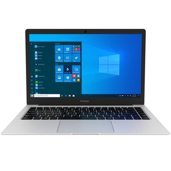 Лаптоп Prestigio SmartBook 141 C6 (PSB141C06CHP_MG)(сив), двуядрен Stoney Ridge AMD A4-9120 2.2/2.5 GHz, 14.1" (35.81 cm) HD+ TN Display, (mini HDMI), 4GB DDR4, 128GB eMMC, 1x USB Type C, Windows 10 Pro image