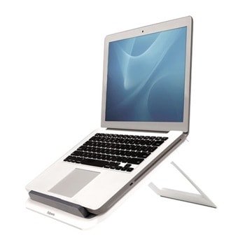Стойка за лаптоп Fellowes I-Spire, до 17", до 4.5кг., бяла | JAR Computers Fellowes I-Spire White