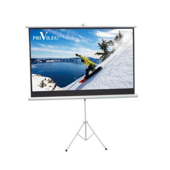 Екран Privileg Compact TRW240, на стойка, 2400 x 1350 мм, 108" (274.32 cm), 16:9 image