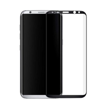 Протектор от закалено стъкло /Tempered Glass/ за Samsung Galaxy S8, Full glue, 0.3mm, Черен | JAR Computers Стъклен протектор за Samsung Galaxy S8, Черен