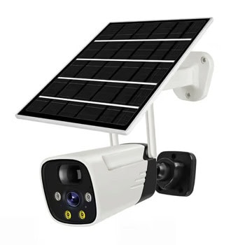 IP камерa ICSee ES-30VR, насочена "bullet" камера, 3MP, външна, безжична, Wi-Fi, слот за microSD карта, соларна батерия, 2 антени | JAR Computers ICSee ES-30VR