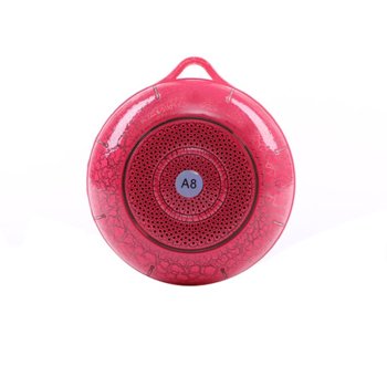 Kisonli K-A8 bluetooth pink speaker подсветка 2205