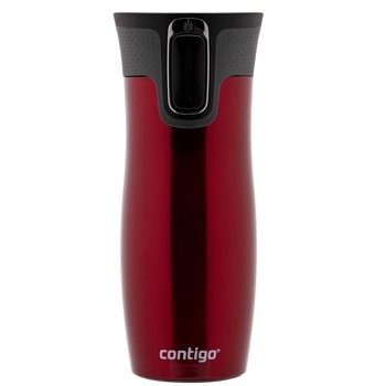 Термочаша Contigo West Loop Red, 0.47л., неръждаема стомана, червена | JAR Computers Contigo West Loop Red 2095849