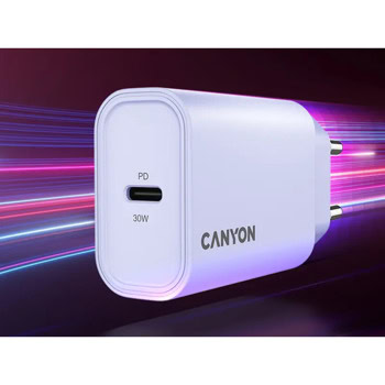 Зарядно устройство Canyon OnCharge 30CL лилаво