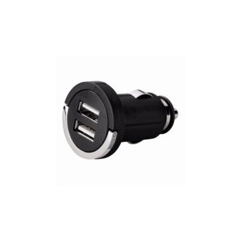 Зарядно устройство HAMA, за кола 12V-24V/2хUSB, 5V/2100 mA, универсално | JAR Computers HAMA 12V-24V/2хUSB -5V/2100 mA