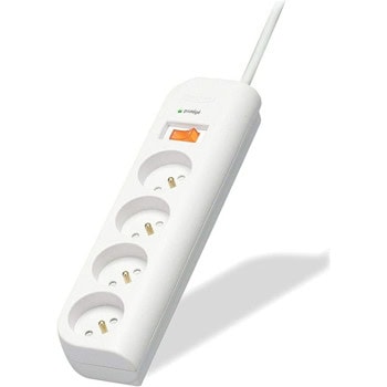 Разклонител Belkin F9E400fr1M, 4 гнезда, защита от токови удари, бутон за вкл./изкл., 1m кабел, бял | JAR Computers Belkin 4 F9E400fr1M