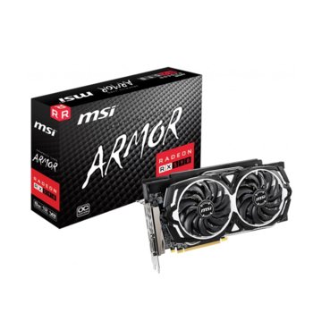 Видео карта AMD Radeon RX 590, 8GB, MSI Radeon RX 590 ARMOR OC, PCI-E 3.0, GDDR5, 256bit, DisplayPort, HDMI, DVI | JAR Computers MSI RADEON RX 590 ARMOR 8G OC