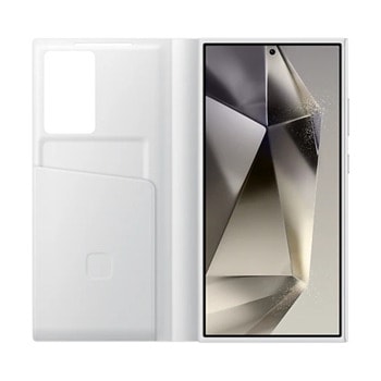 Samsung Smart View Wallet White Galaxy S24 Ultra