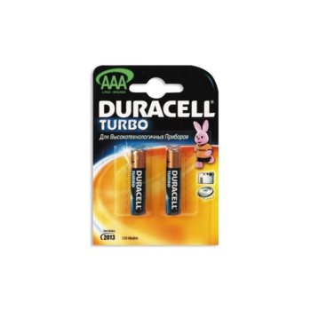 Батерии 2 x DURACELL Turbo AAA 1.5V