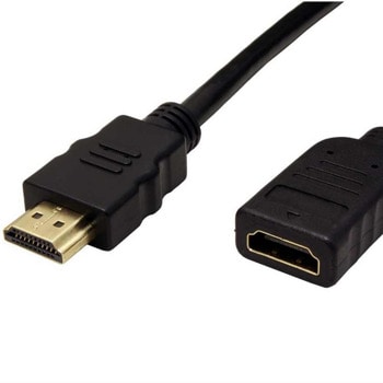 Кабел Roline 11.99.5571, от HDMI (м) към HDMI (ж), 1.5m, черен | JAR Computers Roline 11.99.5571