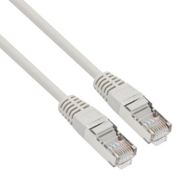 Пач кабел VCom, S/FTP, Cat 5e, екраниран, 3m, сив | JAR Computers VCom SFTP Cat 5e 3m NP531-3m
