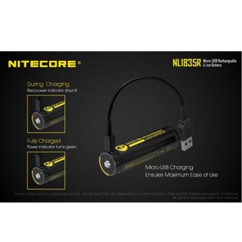 Nitecore NL1835R Protected с USB