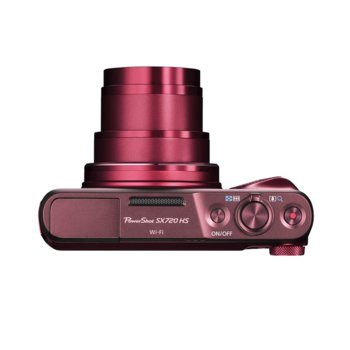 Canon PowerShot SX720 HS Red + Canon Soft DCC-1570