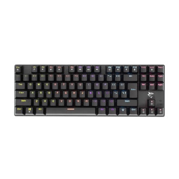 Клавиатура SBOX WHITE SHARK Commandos GK-2106, гейминг, механична, червени суичове, LED подсветка 12 режима, черна, USB image