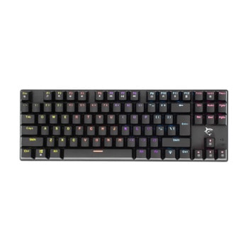 Клавиатура SBOX WHITE SHARK Commandos GK-2106, гейминг, механична, червени суичове, LED подсветка 12 режима, черна, USB | JAR Computers Sbox WHITE SHARK Commandos GK-2106