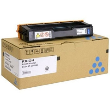 Тонер касета за Ricoh Aficio SP C320DN/SP C342DN - Cyan - 407637 - Ricoh SP C310HE, Заб.: 6000к | JAR Computers Ricoh 407637