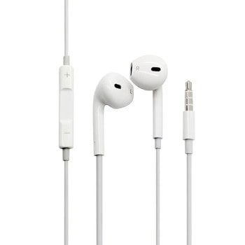 Слушалки Music Taxi X597, Jack 3.5mm, микрофон, бели | JAR Computers Слушалки Music Taxi X597 20698