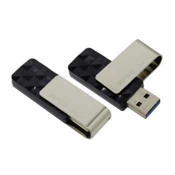Памет 8GB USB FlashDrive SP Blaze, USB 3.0, черен | JAR Computers 8GB USB FlashDrive SP BLAZE