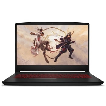 Лаптоп MSI Katana GF66 11UD (9S7-158212-644), осемядрен Tiger Lake Intel Core i7-11800H 2.3/4.6 GHz, 15.6" (39.62 cm) Full HD IPS 144Hz Anti-Glare Display & GF RTX 3050 Ti 4GB, (HDMI), 16GB DDR4, 512GB SSD, 1x USB 3.2 Gen1 Type-C, No OS | JAR Computers MSI Katana GF66 11UD 9S7-158212-644