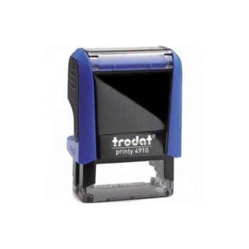 Автоматичен печат Trodat 4910 син, 9/26 mm, правоъгълен image