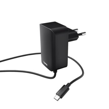 Зарядно устройство Hama 178301, от контакт към microUSB(м), 12W / 2.4A, черен | JAR Computers Зарядно HAMA 178301 microUS 12V 2.4 A Черен