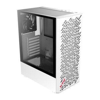 Кутия A-data XPG Valor Air, ATX/microATX/Mini-ITX, 2x USB 3.2 Gen 1, 4x 120mm вентилатора, с прозорец, бяла, без захранване | JAR Computers A-Data XPG Valor Air White VALORAIRMT-WHCWW