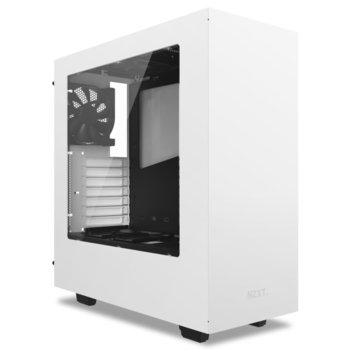 Кутия NZXT Source S340, ATX/MicroATX/ATX, 2x USB 3.0, бяла, без захранване | JAR Computers NZXT Source S340 White CA-S340W-W1