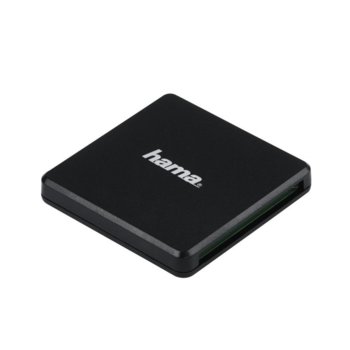 Четец за карти Hama Multi, USB 3.0, SD/SDHC/SDXC, microSD/microSDHC/microSDXC, CF, черен | JAR Computers Multi HAMA-124022
