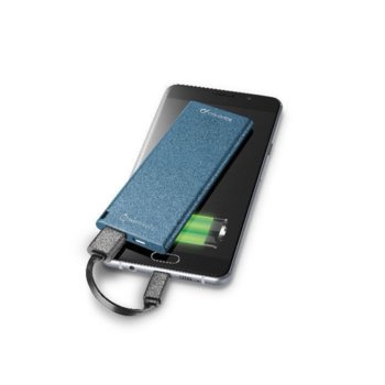 Външна батерия/power bank, Cellular Line FREEPOWER SLIM 3000 UNIVERSALE, 3000mAh, синя, microUSB Type B, USB A | JAR Computers Cellular Line FREEPOWER SLIM 3000 FREEPSLIM3000B