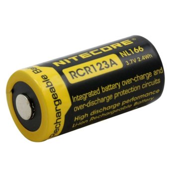 Батерия литиева Nitecore, CR123, 3V 650mAh, 1 брой | JAR Computers Nitecore CR-123 650mAh