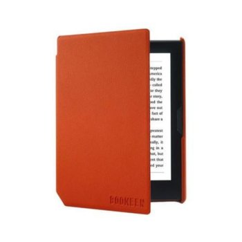 Калъф за електронна книга, Bookeen, за Cybook Muse 6" (15.24 cm), кожен, оранжев image
