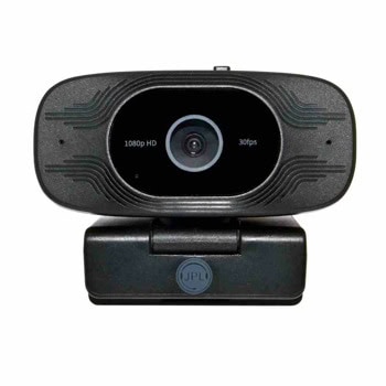 Уеб камера JPL Vision Mini+, микрофон, Full HD(1920x1080@30fps), завъртане на 360°, капаче за поверителност, скоба с крачета, USB, черна | JAR Computers JPL Vision Mini+ 575-368-001