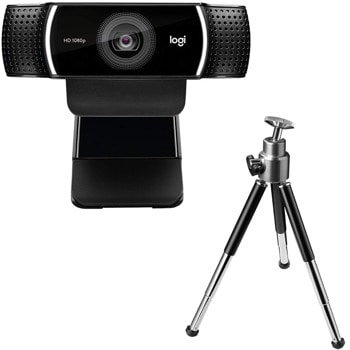 Уеб камера Logitech C922 Pro Stream, микрофони, Full HD (1920x1080@30fps), USB | JAR Computers Logitech C922 Pro Stream Webcam