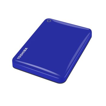 Твърд диск 1TB Toshiba Canvio Connect II, син, външен, 2.5" (6.35 cm), USB3.0 | JAR Computers Toshiba Connect II 1TB Blue