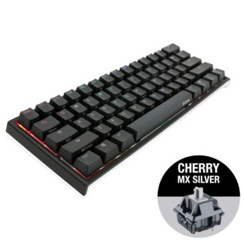 Ducky One 2 Mini V2 RGB Cherry MX Silver