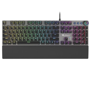 Клавиатура Genesis Thor 400, механична, RGB подсветка, 12 мултимедийни бутона, вградена памет, USB, черна image