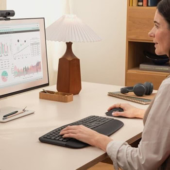 logitech signature comfort plus mk880 черни