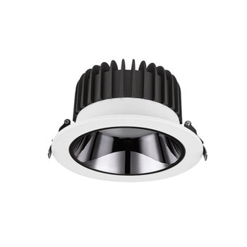 LED луна ELMARK 92TS3064/WHE, 30W, 240V, 2550lm, авариен блок,защита (IP44), черно/бялa | JAR Computers LED луна ELMARK 92TS3064/WHE