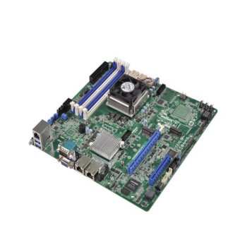 Дънна платка за сървър ASRock Rack D1540D4U-2L+ FCBGA1667, DDR4 2133/1866 R DIMM, 2 (I210)xGLAN, 6xSATA 6G, 2x M.2 slots, mATX | JAR Computers ASRock Rack D1540D4U-2L+