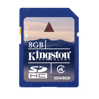 8GB SDHC Kingston Class4