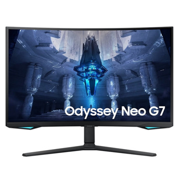 Монитор Samsung Odyssey Neo G7 LS-32BG750, 32" (81.28cm), VA панел, 165Hz, UHD, 1ms, 350cd/m2, DP, HDMI, USB | JAR Computers Samsung Odyssey Neo G7 LS32BG750NPXEN