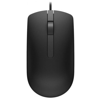 Мишка Dell MS116, оптична (1000 dpi), USB, черна | JAR Computers Dell MS116 Black 570-AAIS