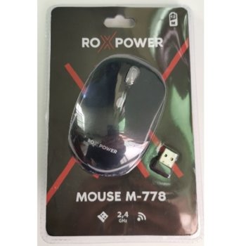 RoxPower M-788 Wireless Mouse Black